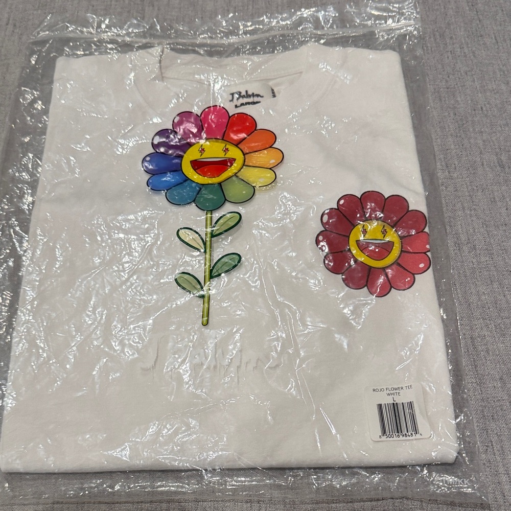 New J Balvin x Takashi Murakami Colores T-Shirt Large Rojo Webster Exclusive